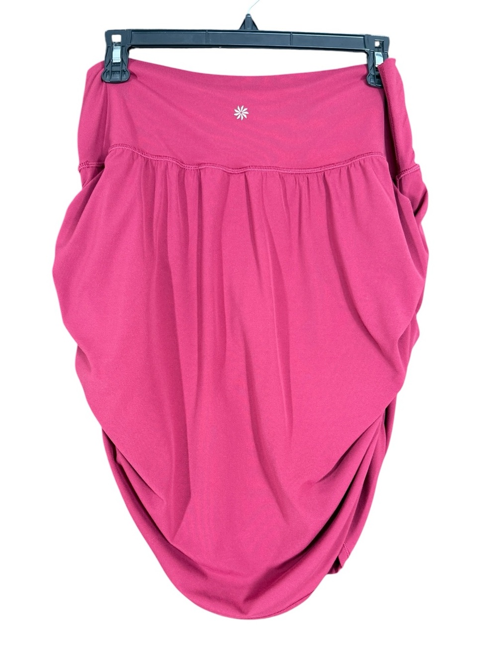 Athleta Transcend Skort Raspberry Pink Ruched Active 1X - Picture 4 of 14
